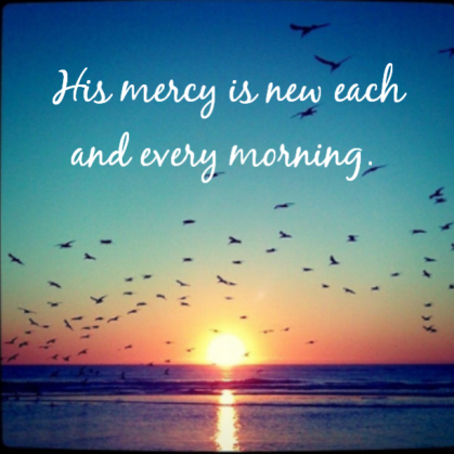 Image result for God's mercy is new everyday